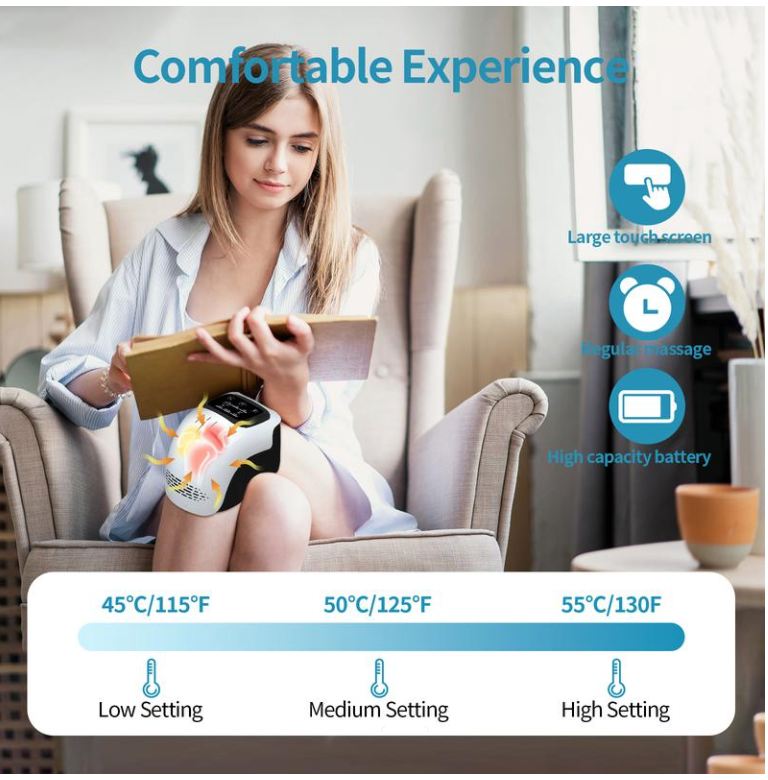 Adjustable Heated Knee Massager