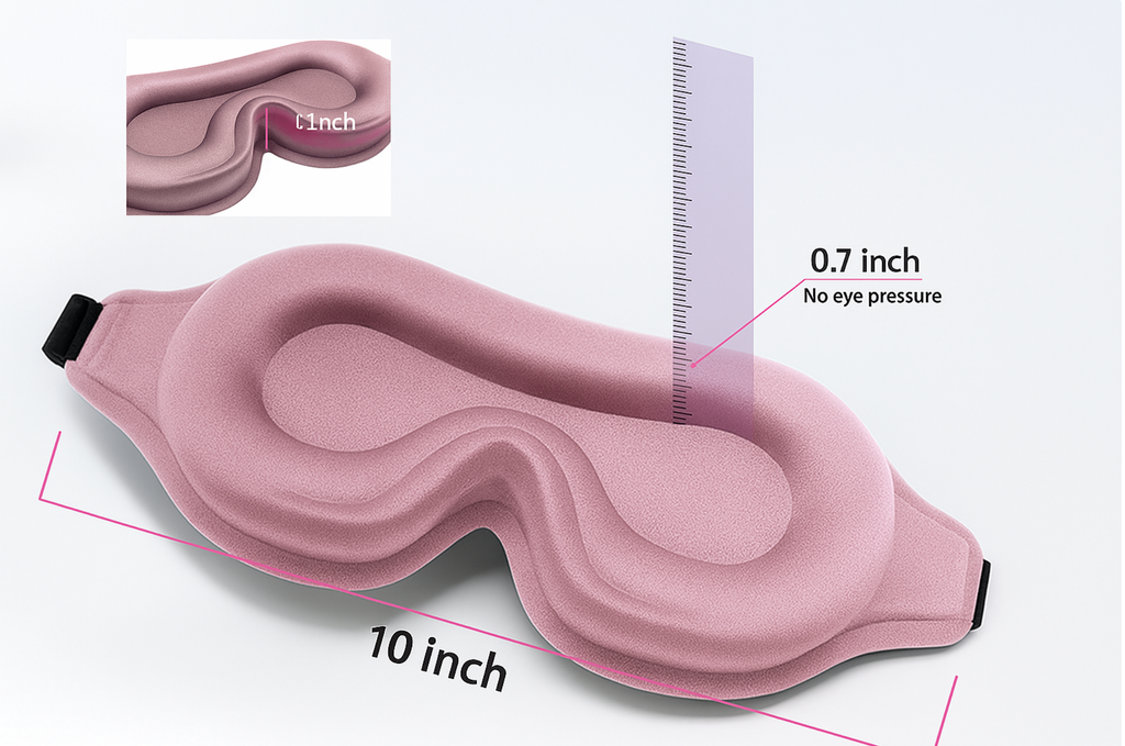 3D Contoured Sleep Mask