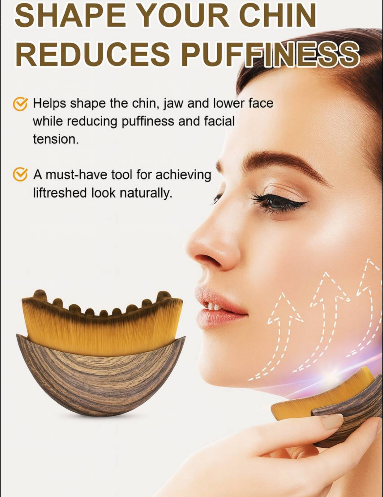 Velivia™ Half-Moon Precision Contour Brush