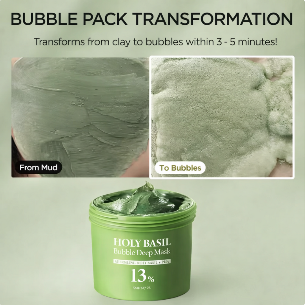 Velivia™ Holy Basil Bubble Deep Mask