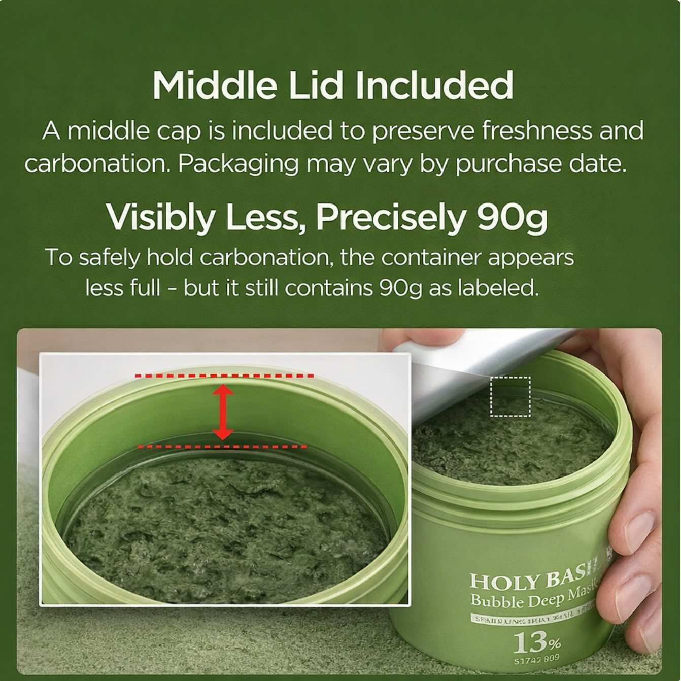 Velivia™ Holy Basil Bubble Deep Mask