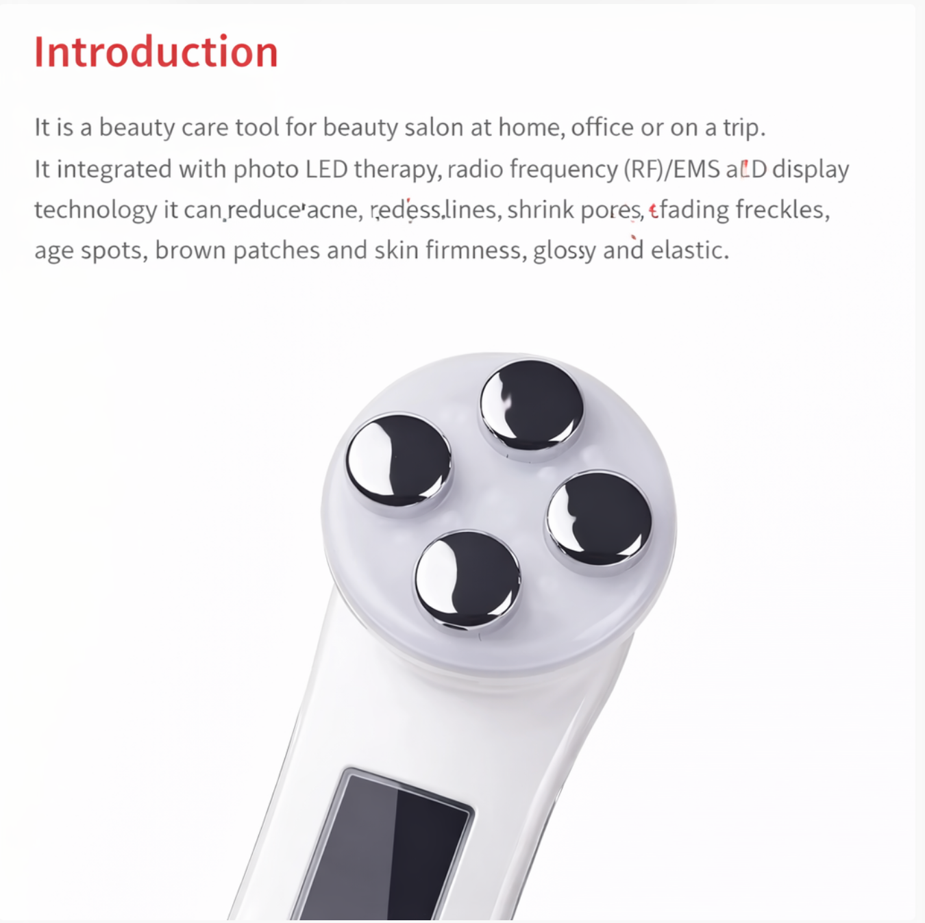 Velivia™ LED Facial Massager