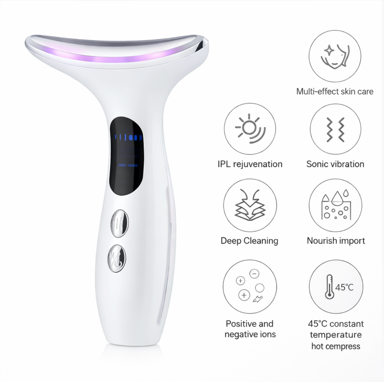 Velivia™ LED Face & Neck Massager