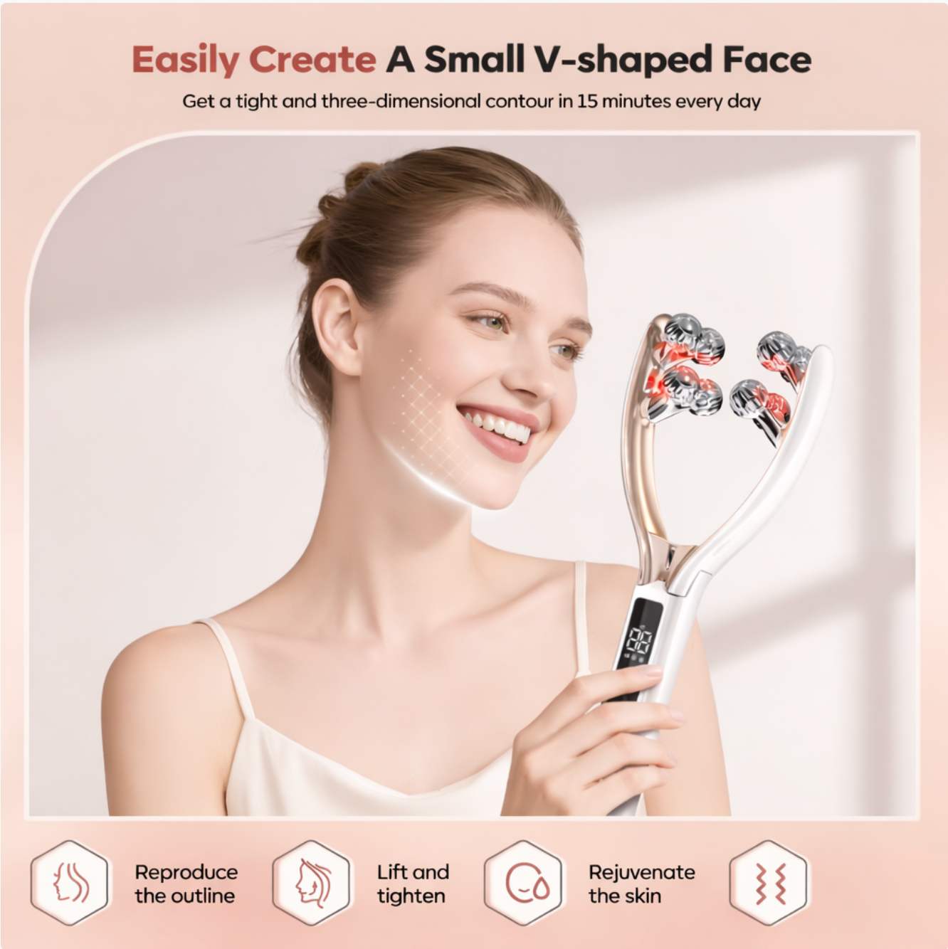 Velivia™ V-Shape Face & Neck Massager